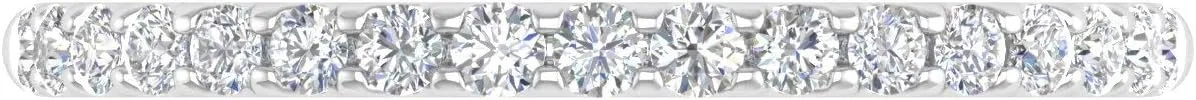 1/4 Carat Diamond Womens Wedding Band in 14K Gold (I1-I2 Clarity)