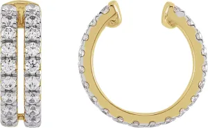 14k Yellow Gold 1/2 CTW Lab-Grown Diamond Ear Cuff Stunning