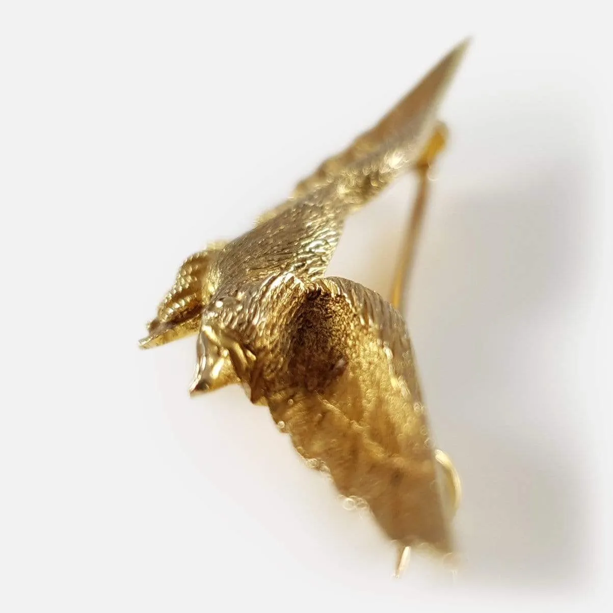 15ct Yellow Gold Eagle Brooch