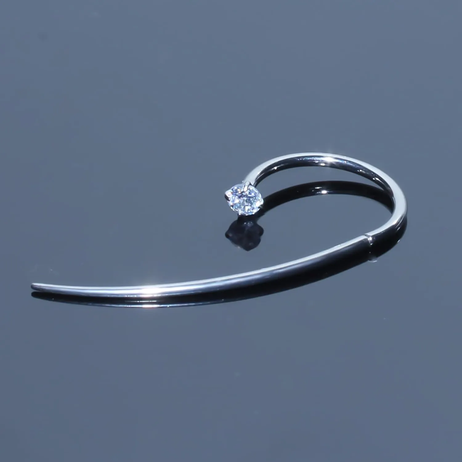 16G Surgical Steel Internal Thread Horseshoe Septum Nose Ring Piercing Jewelry Circular Barbell Helix Snug Tragus Rook Daith Cartilage Earring Lip Ring for Women Men 6mm 8mm 10mm 12mm