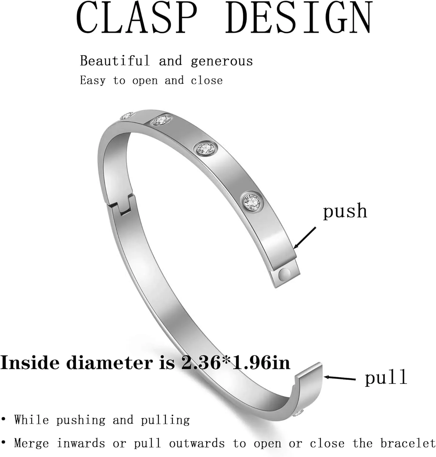 18K Gold Plated Clover Bracelet Love bangle Set for Women - Stack Friendship Bracelet Lucky Link Bracelets Jewelry Gifts Trendy for Women