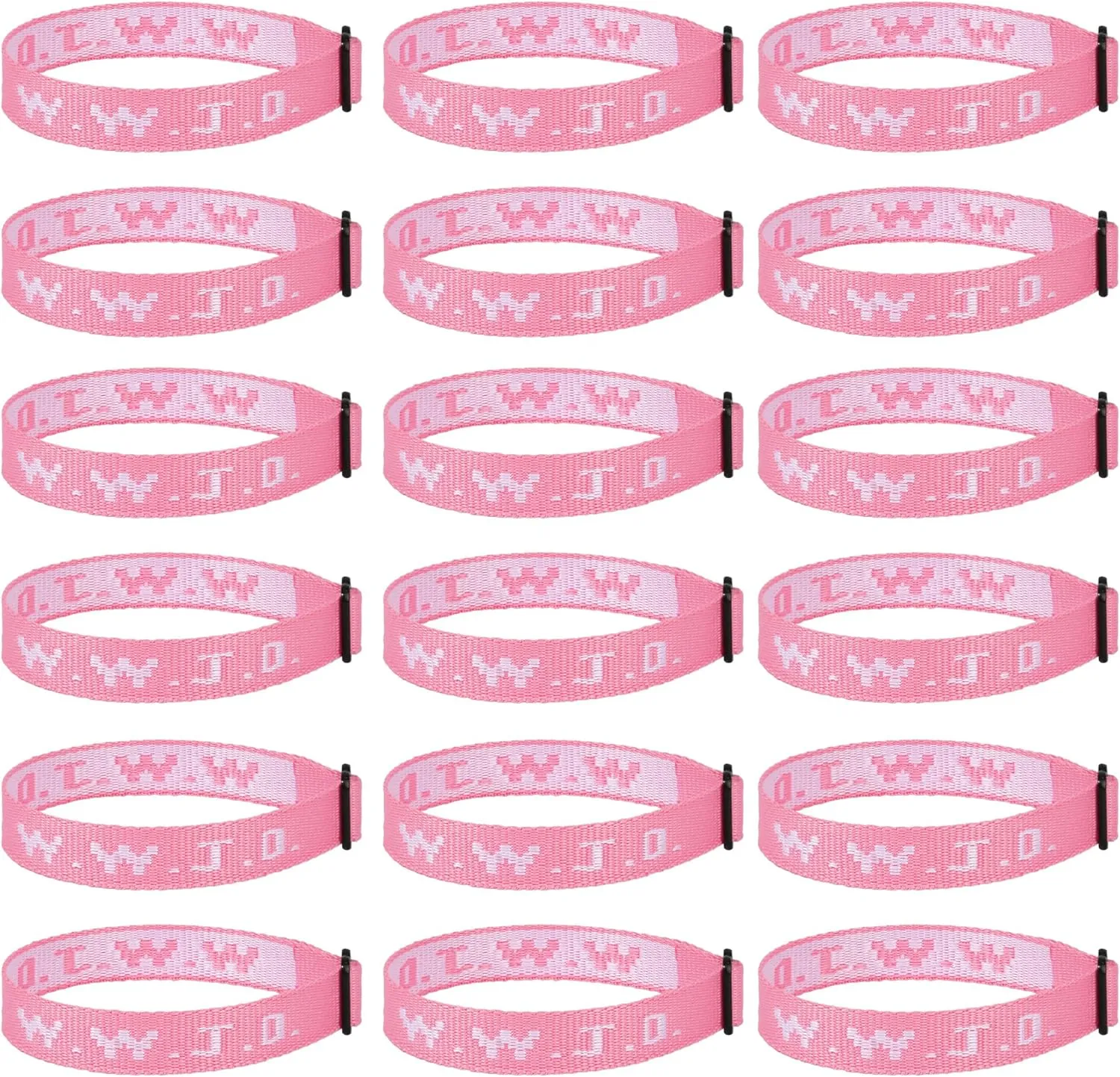 18PCS WWJD Christian Bracelet Pack for Women Men, Jesus Gifts Wristbands, WWJD Bracelets - What Would Jesus Do Bracelet