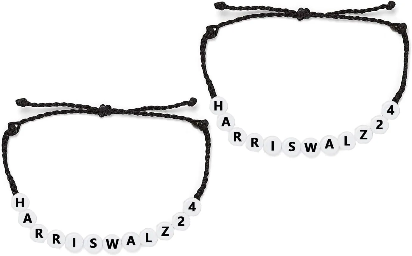 2 Pack Harris Waltz Friendship Bracelet Harris Walz 2024 Kamala Harris Tim Walz Waltz for President Friendship Bracelets