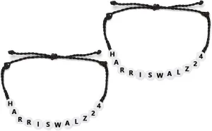 2 Pack Harris Waltz Friendship Bracelet Harris Walz 2024 Kamala Harris Tim Walz Waltz for President Friendship Bracelets