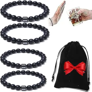 4 PCS Glame Anti Alcohol Bracelet for Women/Men to Reduce the Urge to Drink Cravings, Effective in Reducing Alcohol Consumption