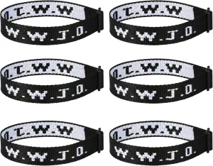 6PCS/12PCS WWJD Bracelet Pack for Women Men, Christian Gifts Wristbands, WWJD Bracelets - What Would Jesus Do Bracelet