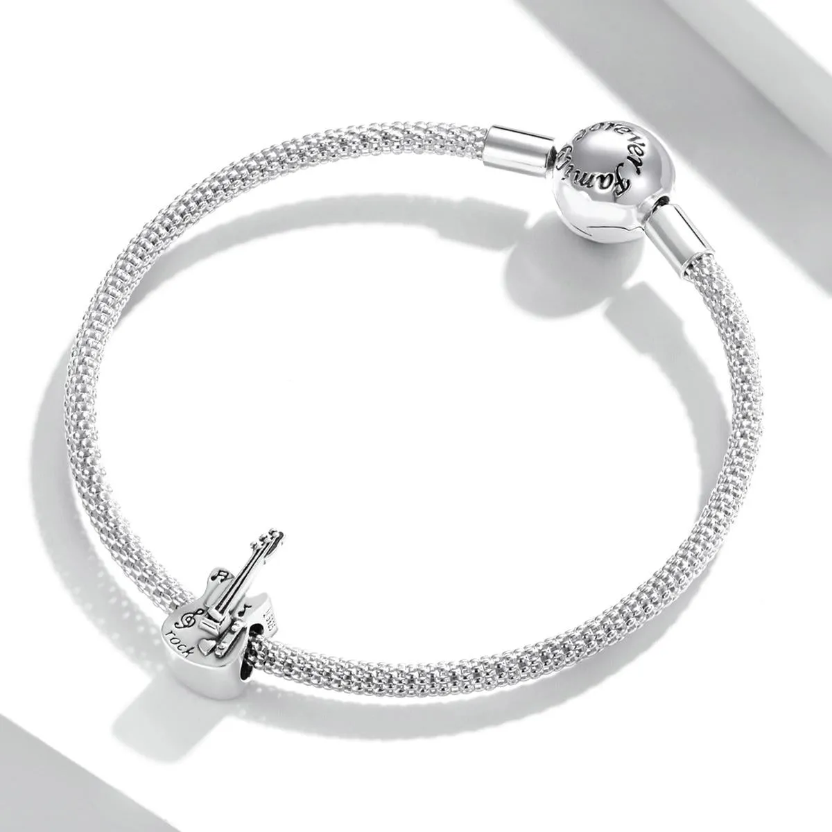 925 Sterling Silver Retro Bass Beads For Diy Bracelets & Necklaces