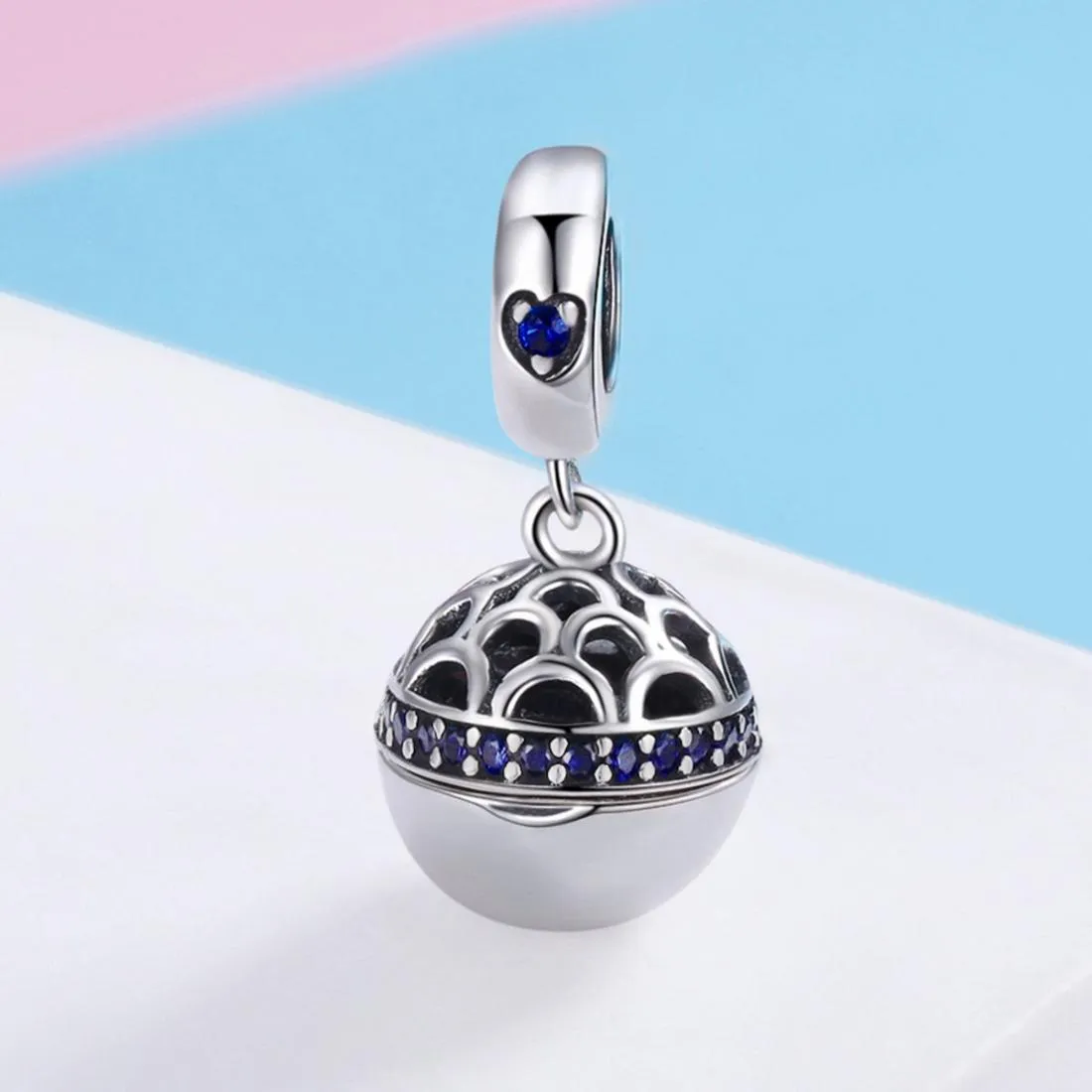 925 Sterling Silver Surprise Love Pendant For Diy Bracelets & Necklaces