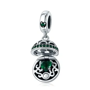 925 Sterling Silver Surprise Love Pendant For Diy Bracelets & Necklaces