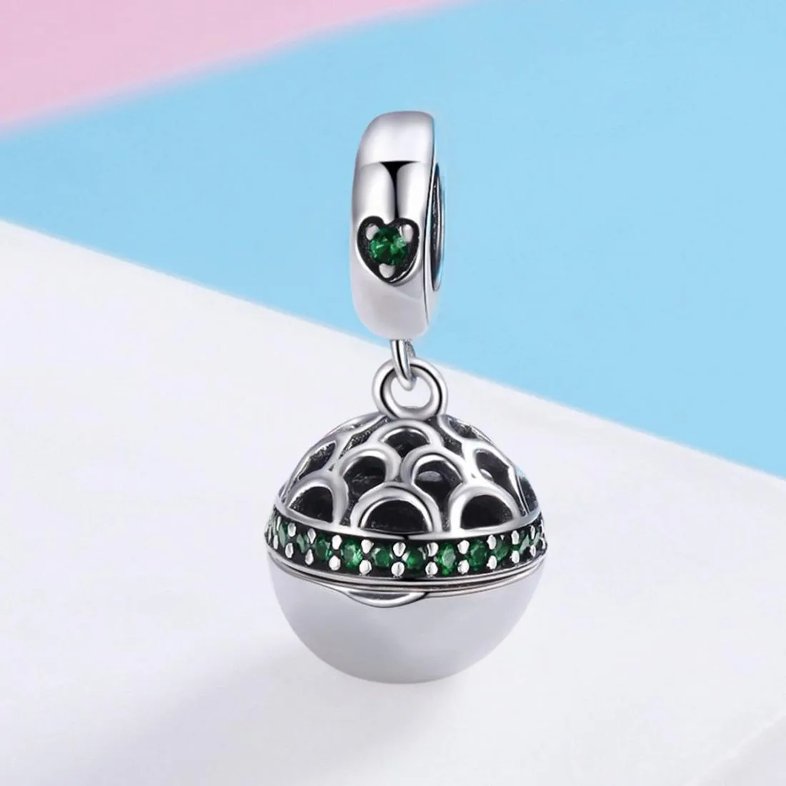 925 Sterling Silver Surprise Love Pendant For Diy Bracelets & Necklaces