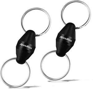 Aluminum Quick Release Keychain, Mini Size Lightweight Detachable Keychain