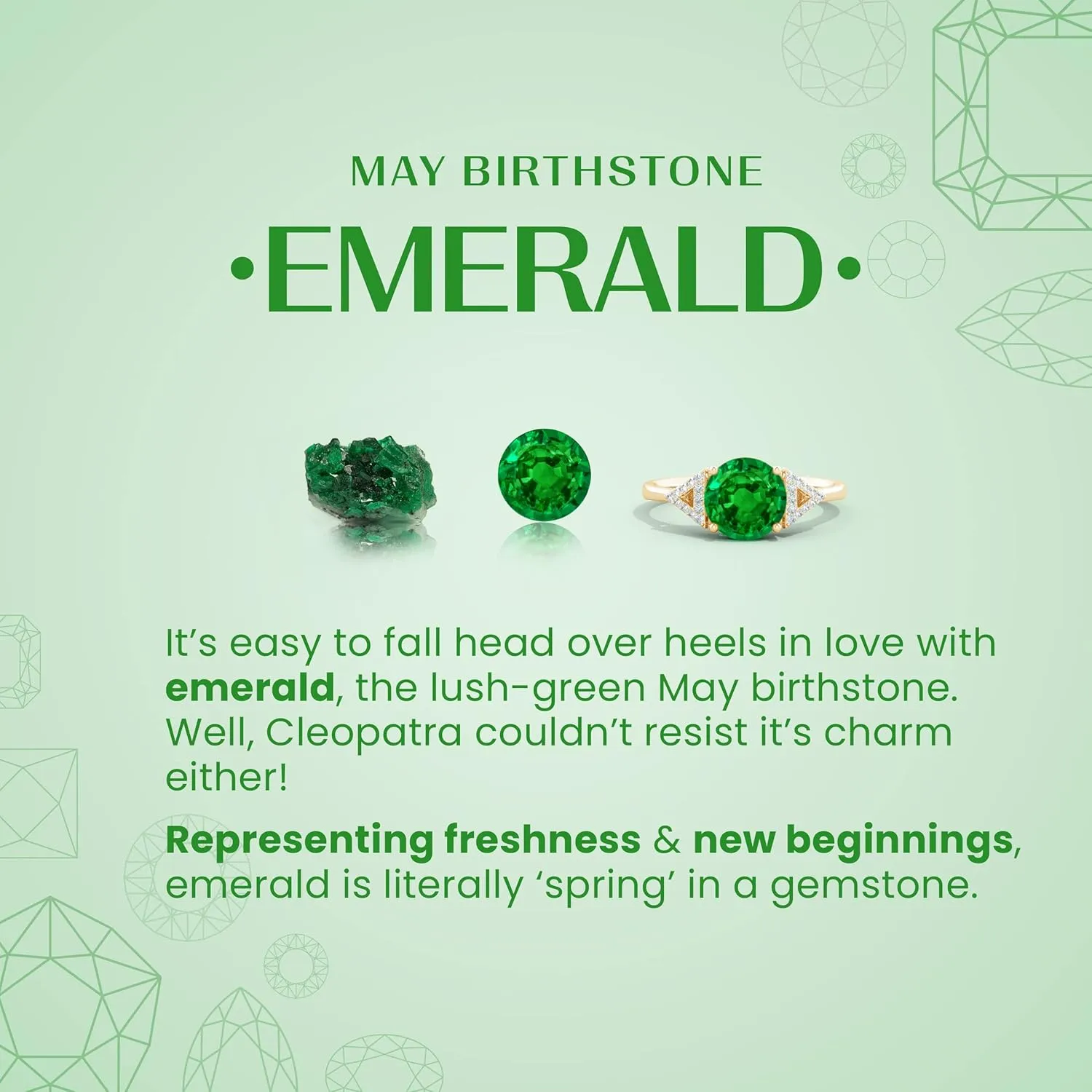 ANGARA Natural Emerald and Diamond Leverback Drop Earrings in 14K Solid Gold/Platinum | May Birthstone, Birthday, Engagement, Anniversary, Wedding Jewelry Gift for Women