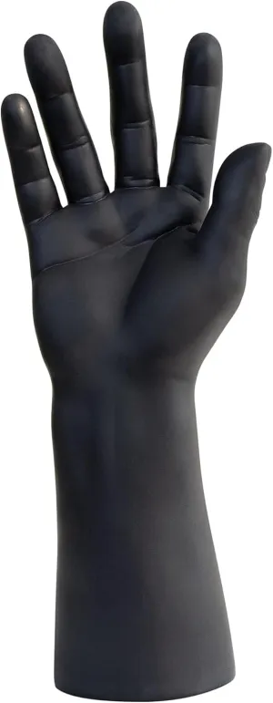 AUEAR, Male Mannequin Hand Display Ring Holder Organizer Stand for Jewelry Bracelet Black