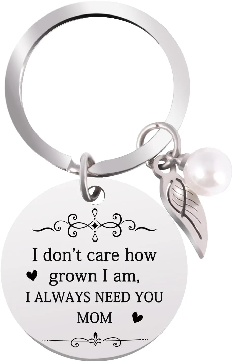 AuroTrends Mother's Day Gifts for Mom from Son Daughter- Always Need You Mom Keychain from Daughter, Birthday, Valentine's Day - Comes with Gift Box