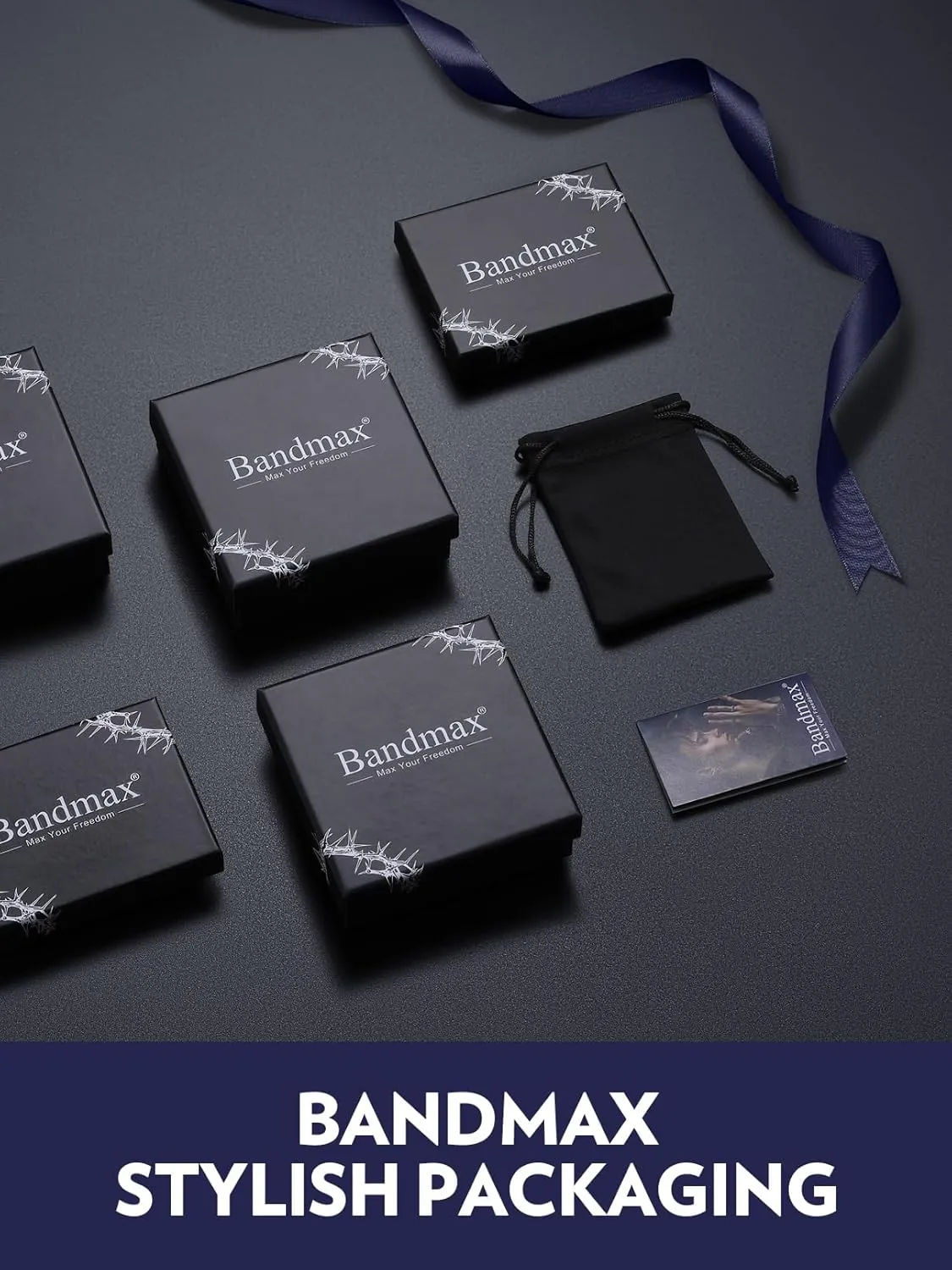 Bandmax Mens Cufflinks Stainless Steel Viking/Skull/Masonic Cuff Links for Men Best Gift for Father Husband Son