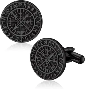 Bandmax Mens Cufflinks Stainless Steel Viking/Skull/Masonic Cuff Links for Men Best Gift for Father Husband Son
