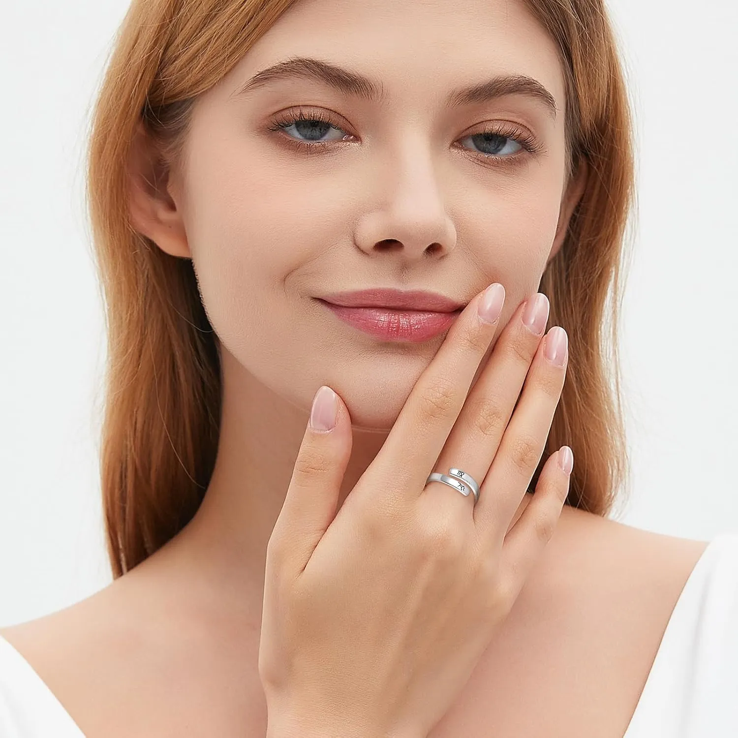 BEILIN 925 Sterling Silver Zodiac Sign Rings Adjustable 12 Constellation Astrology Rings Jewelry Gifts for Women