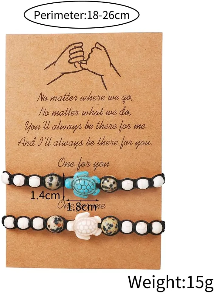 Best Friendship Bracelets for 2 3 4 5 Pinky Promise BFF Bracelet Sun/Moon/Sunflower/Cross/Heart/Compass Best Friends Matching Bracelet for Women Men.
