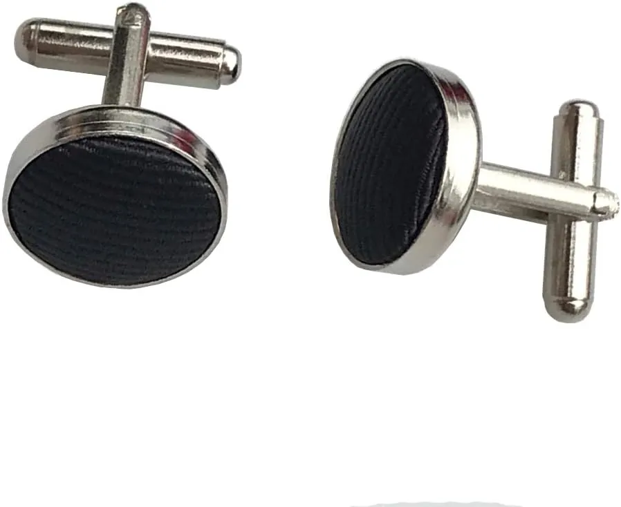 CANGRON Men Long Tie Set 63" XL Necktie with Pocket Square Cufflinks Giftbox