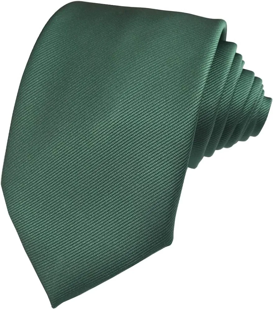 CANGRON Men Long Tie Set 63" XL Necktie with Pocket Square Cufflinks Giftbox