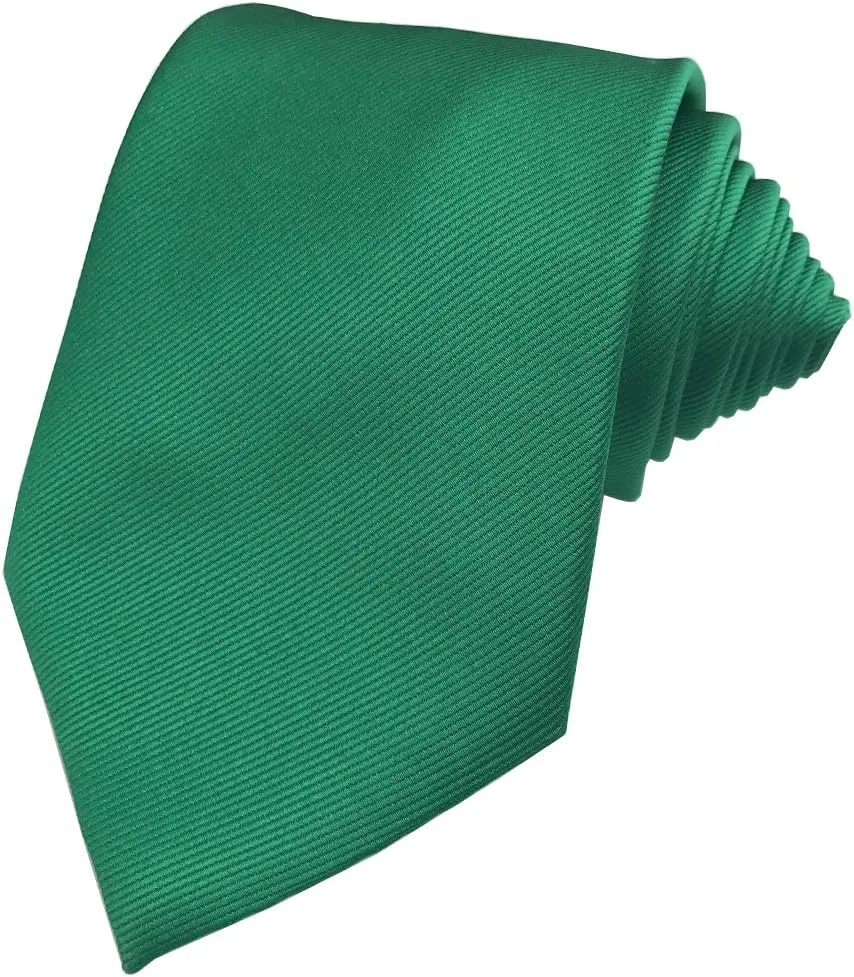 CANGRON Men Long Tie Set 63" XL Necktie with Pocket Square Cufflinks Giftbox