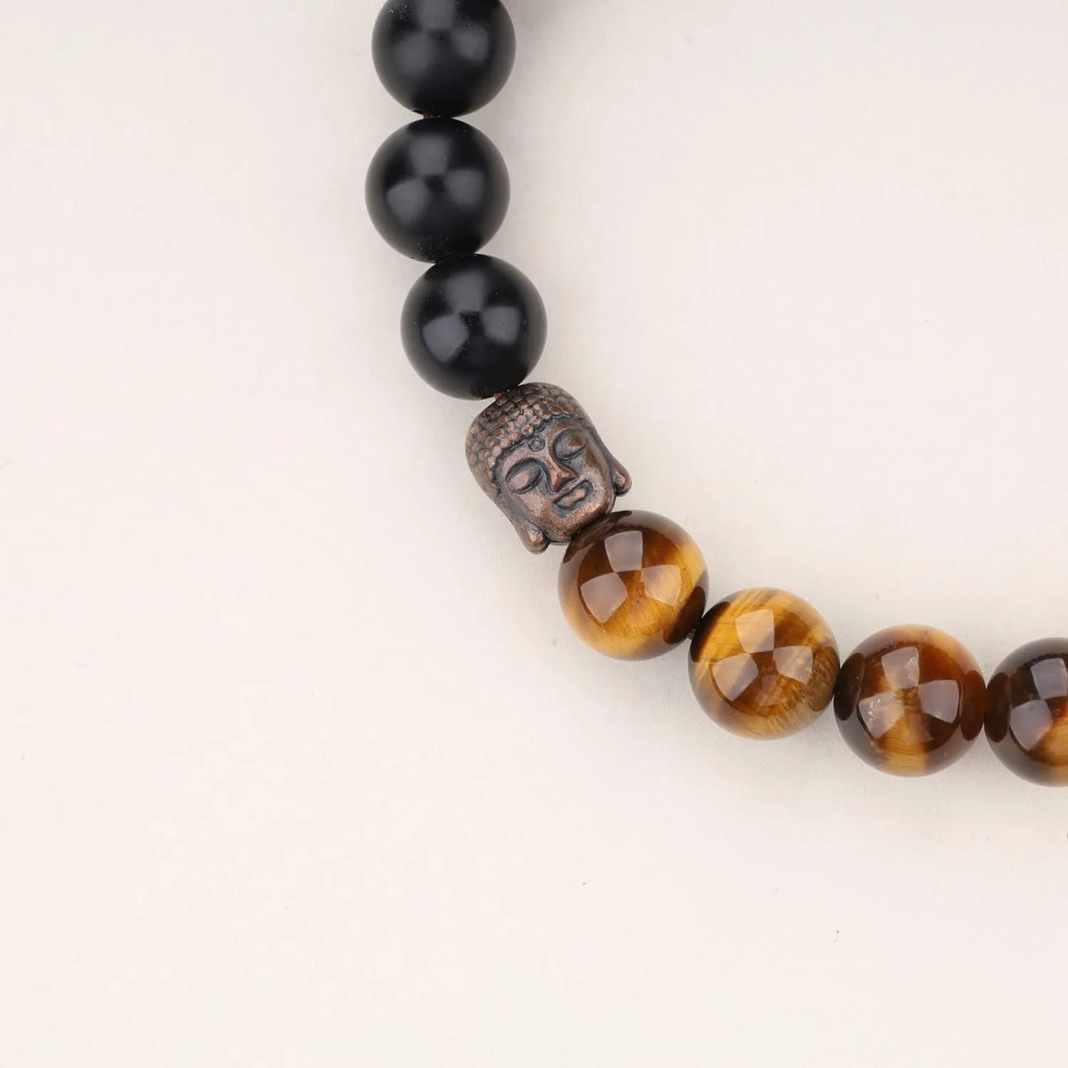 COAI Buddha Bracelet for Men Women Stone Beaded Bracelet