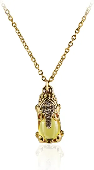 COLORFUL BLING Red Carnelian Crystal Pixiu Healing Pendant Necklace Natural Stone Gemstone Fox Protection Agate Chakra for Women Unisex Friendship Lucky Jewelry