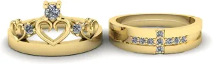 Couple Wedding Rings Set For Him and her