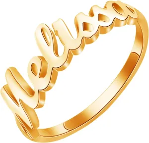 Custom Name Ring Stainless Steel Sterling Silver Gold Personalized Rings Customized Ring with Name Personalized Ring Jewelry Gifts for Women Girls Daughter Girlfriend Birthday