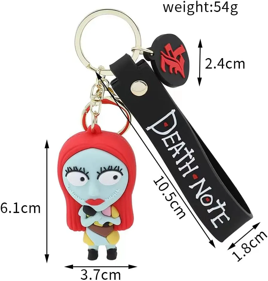 Cute Funny Jack Sally Keychain Cute The Nightmare Before Christmas Jewelry Gift For Men Women