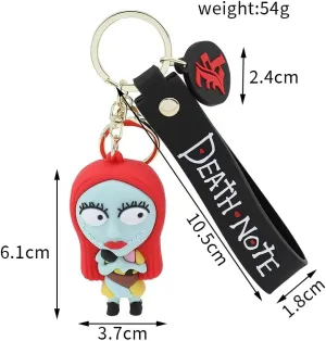 Cute Funny Jack Sally Keychain Cute The Nightmare Before Christmas Jewelry Gift For Men Women