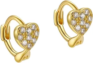 Dainty Crystal Heart Mini Hoop Earrings for Women Teen Girls Cartilage 925 Sterling Silver Cubic Zirconia Huggie Hoops Earring Hypoallergenic 2nd Hole Pierced Wrap Cuffs Cute Birthday Jewelry Gifts Valentine's Day