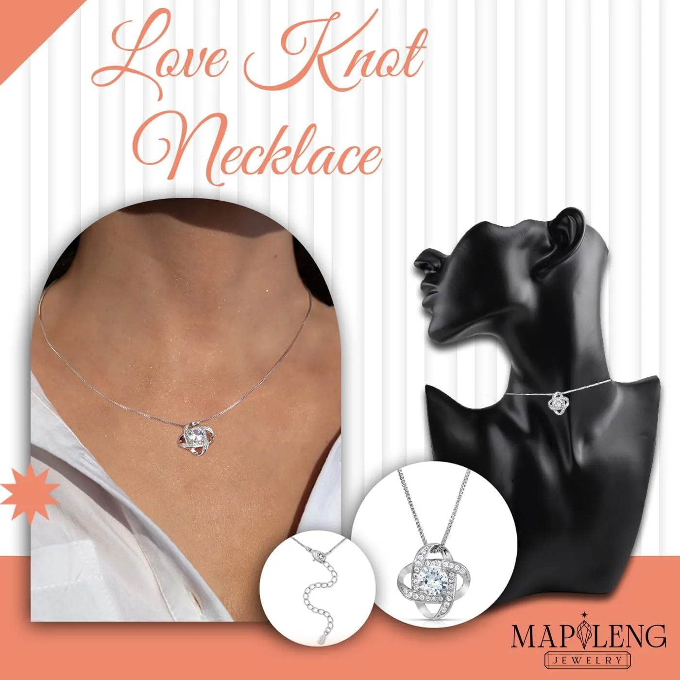 Daughter Gift From Dad, To My Daughter Love Knot Necklace From Dad With Heartfelt Message, Jewelry Gifts From Daddy, Valentines Day, Graduation, Birthday, Christmas Gift From Daddy