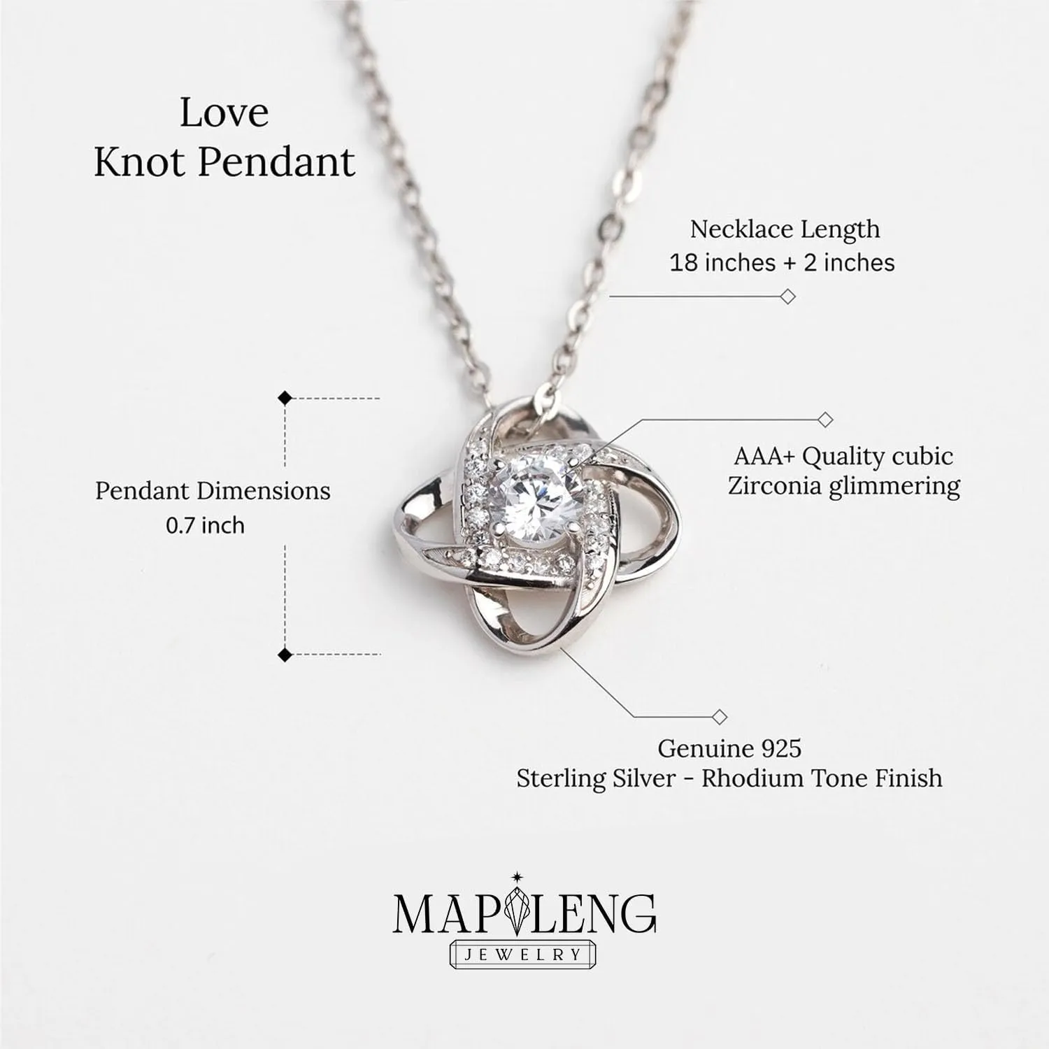 Daughter Gift From Dad, To My Daughter Love Knot Necklace From Dad With Heartfelt Message, Jewelry Gifts From Daddy, Valentines Day, Graduation, Birthday, Christmas Gift From Daddy