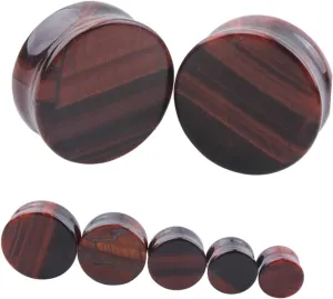 Didiseaon Stone Ear Tunnel Plugs 6mm Piercing Tunnel Gauges Comfortable Ear Expanders for Fashion Jewelry for Parties Weddings Banquets