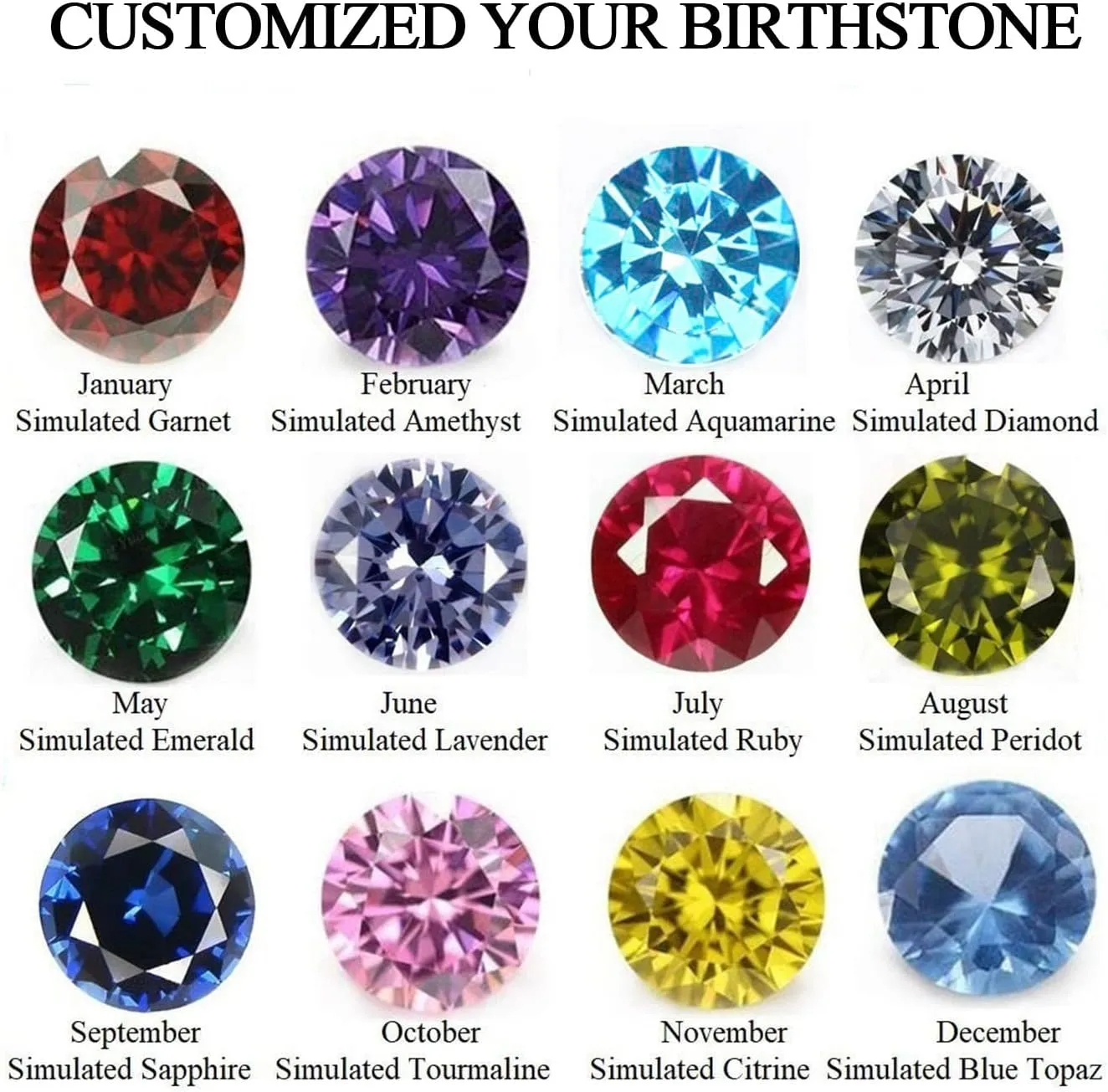 Dorunmo Personalized Custom Class Rings 925 Sterling Silver /10K/14K/18K Gold Birthstone Rings Graduation Birthday Jewelry for Women Men 2025