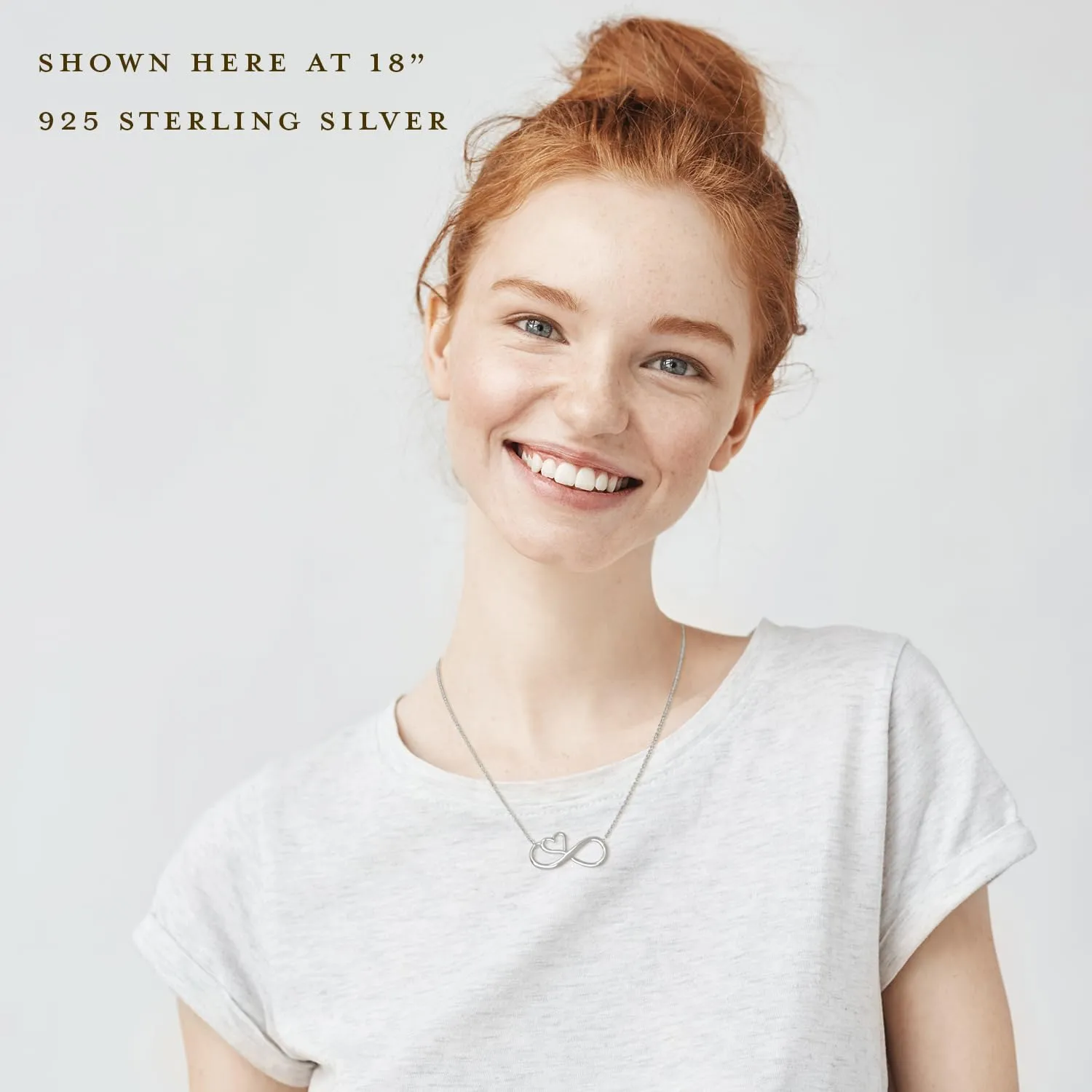 EFYTAL Granddaughter Gifts From Grandma, Granddaughter Necklace, Sterling Silver Infinity Necklace for Women, Grand Daughter Jewelry Gift for Girls Ages 8-12 , Sweet 16 Gifts