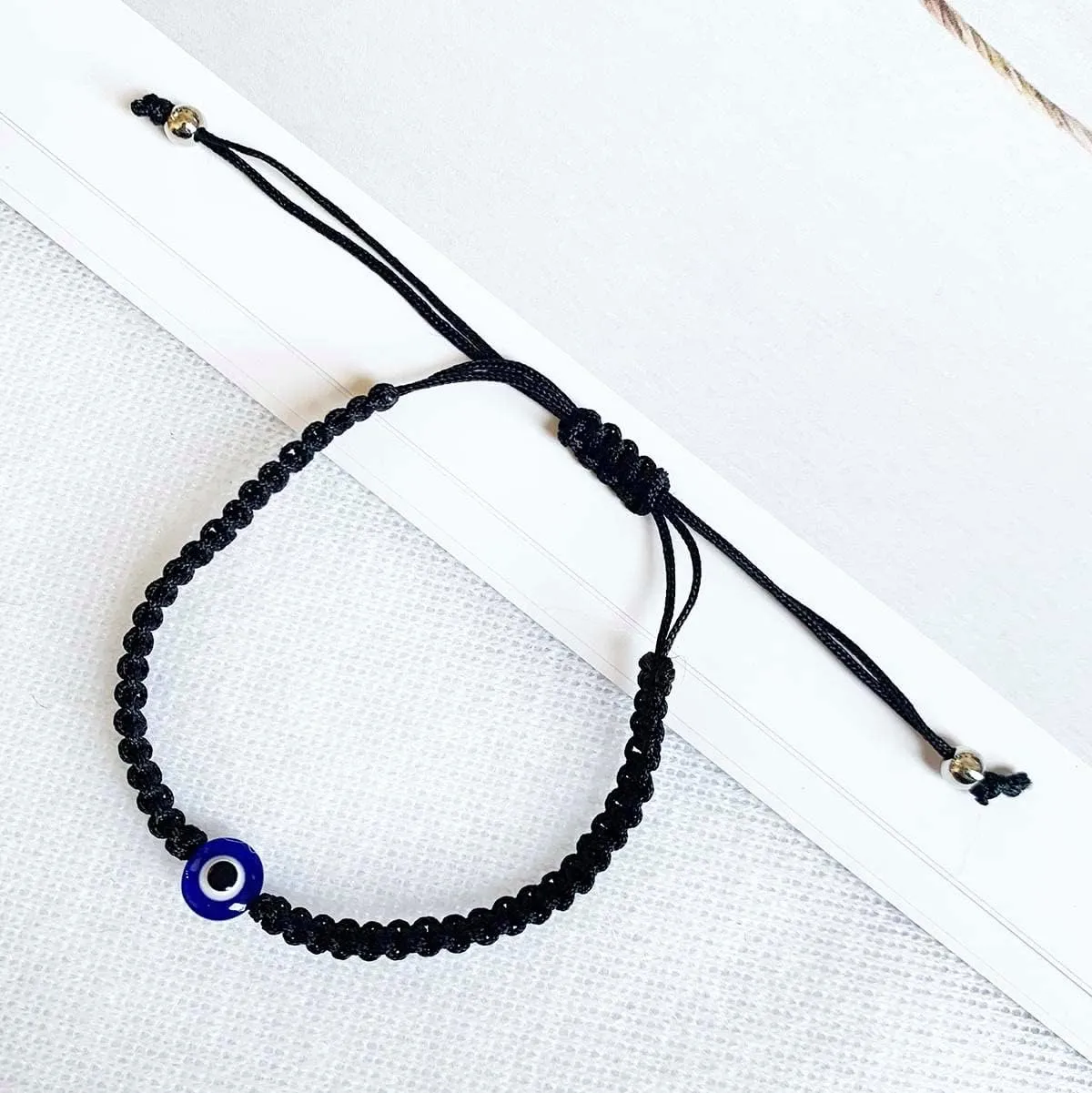 Evil Eye Lucky Bracelets Kabbalah Adjustable Red String Amulet Nazar Matching Friendship Gift for Women Men