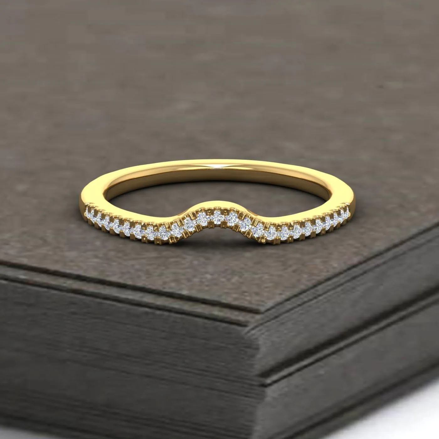 FINEROCK 1 Carat Diamond Bridal Ring Set in 14K Gold
