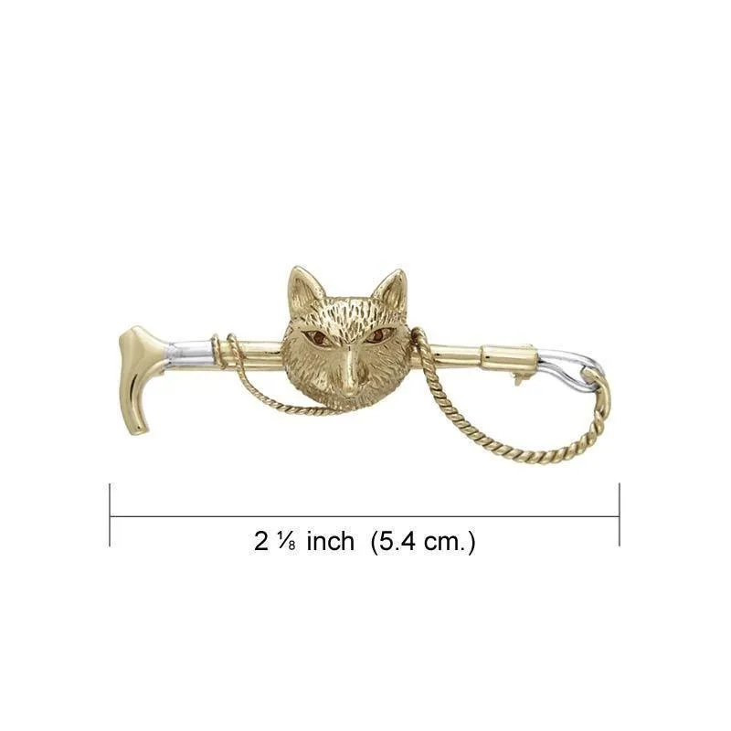 Fox Chasers Club Brooch MBC086