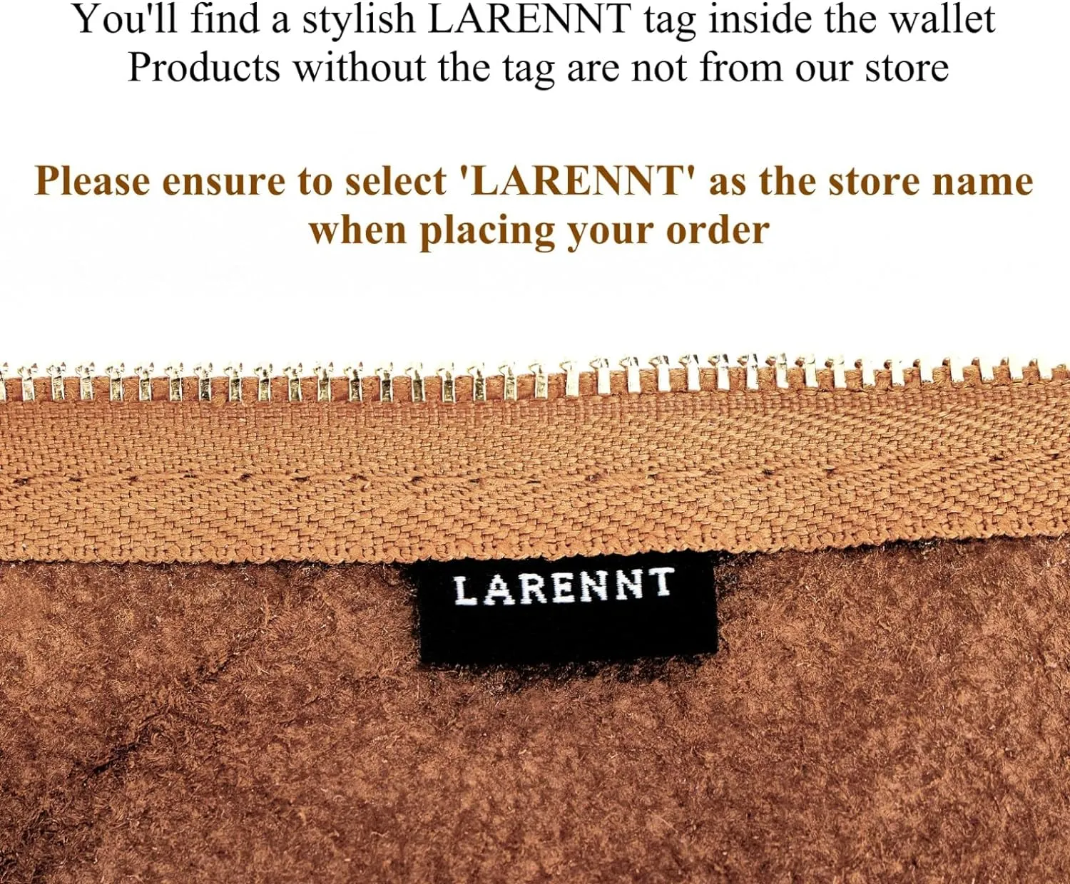 Full Grain Leather Coin Purse with Key Chain - Small Change Purse Keychain Card Holder Keychain Pouch Small Keychain Wallet for Women and Men (Brown)