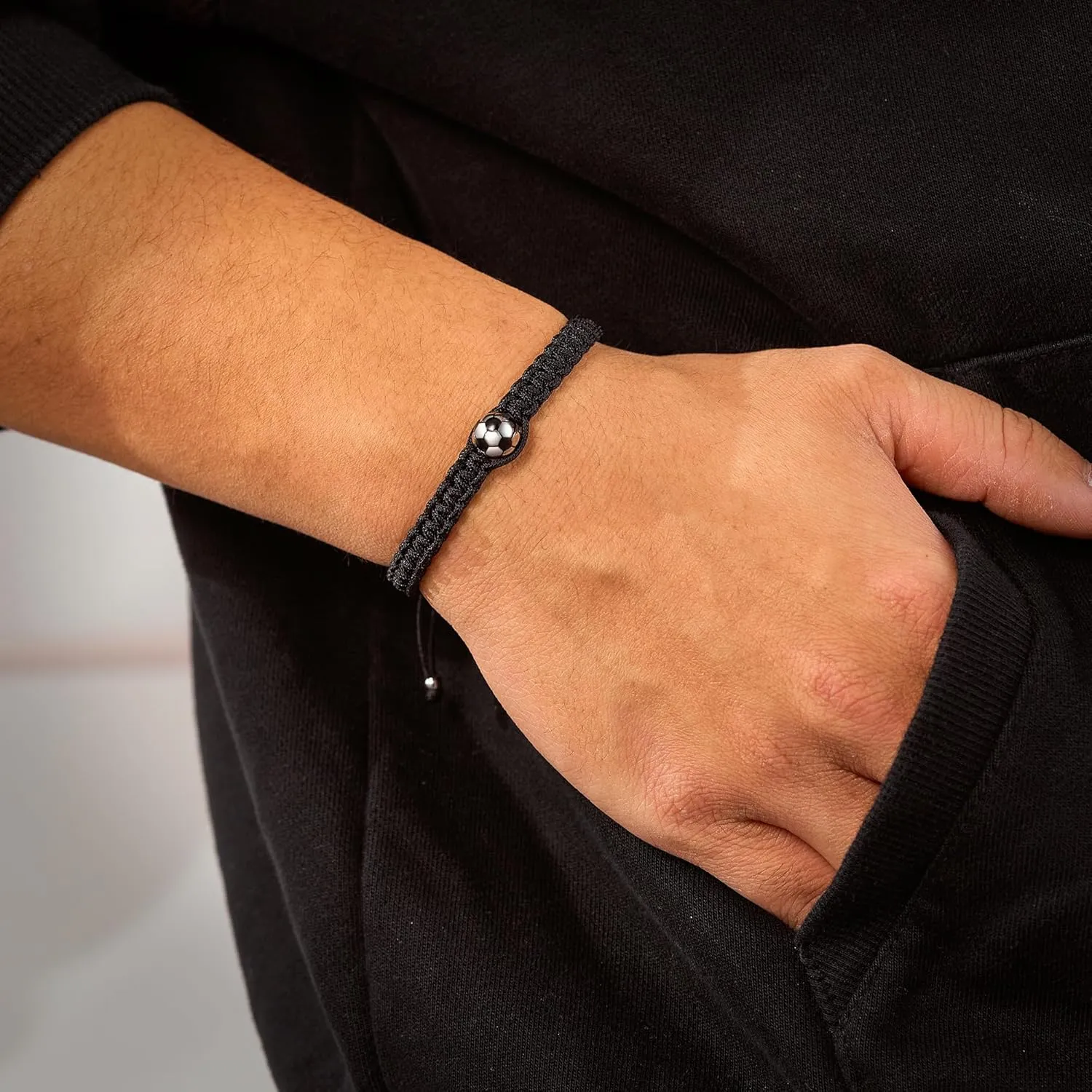 FYUKISS Baseball Football Soccer Gifts, Adjustable Braided Baseball Bracelets for Teen Ideas with Message Gift Card