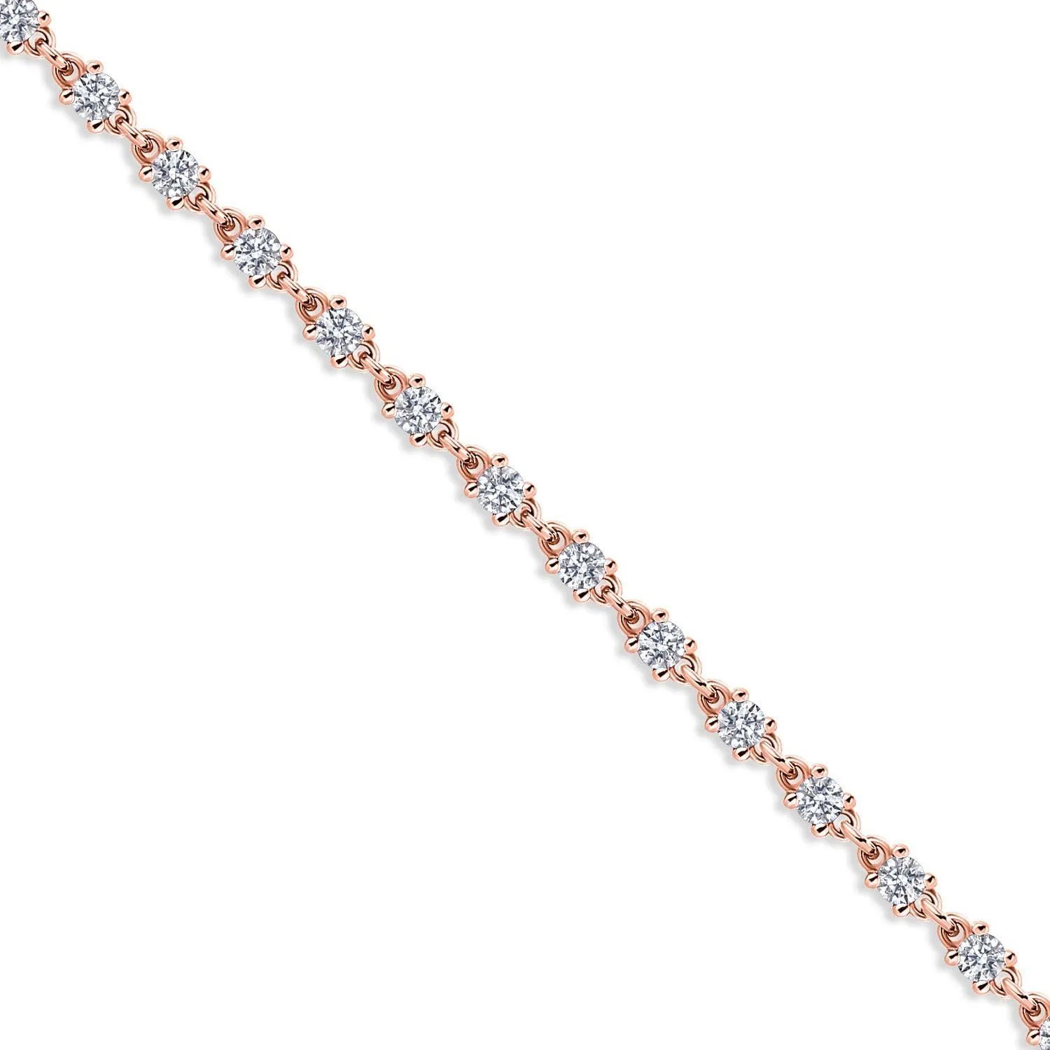 Gem Stone King White Moissanite Tennis Bracelet For Women | 925 Sterling Silver | 1.76 Cttw | Round 2.5MM | 7 Inch | Fine Jewelry Gifts for Her Mom Women Wife