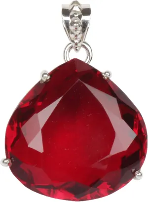 GEMHUB Silver Pendant 86.45-133.4 Carats Gemstone Necklace 925 Sterling Silver for Men & Women | Silver Jewelry