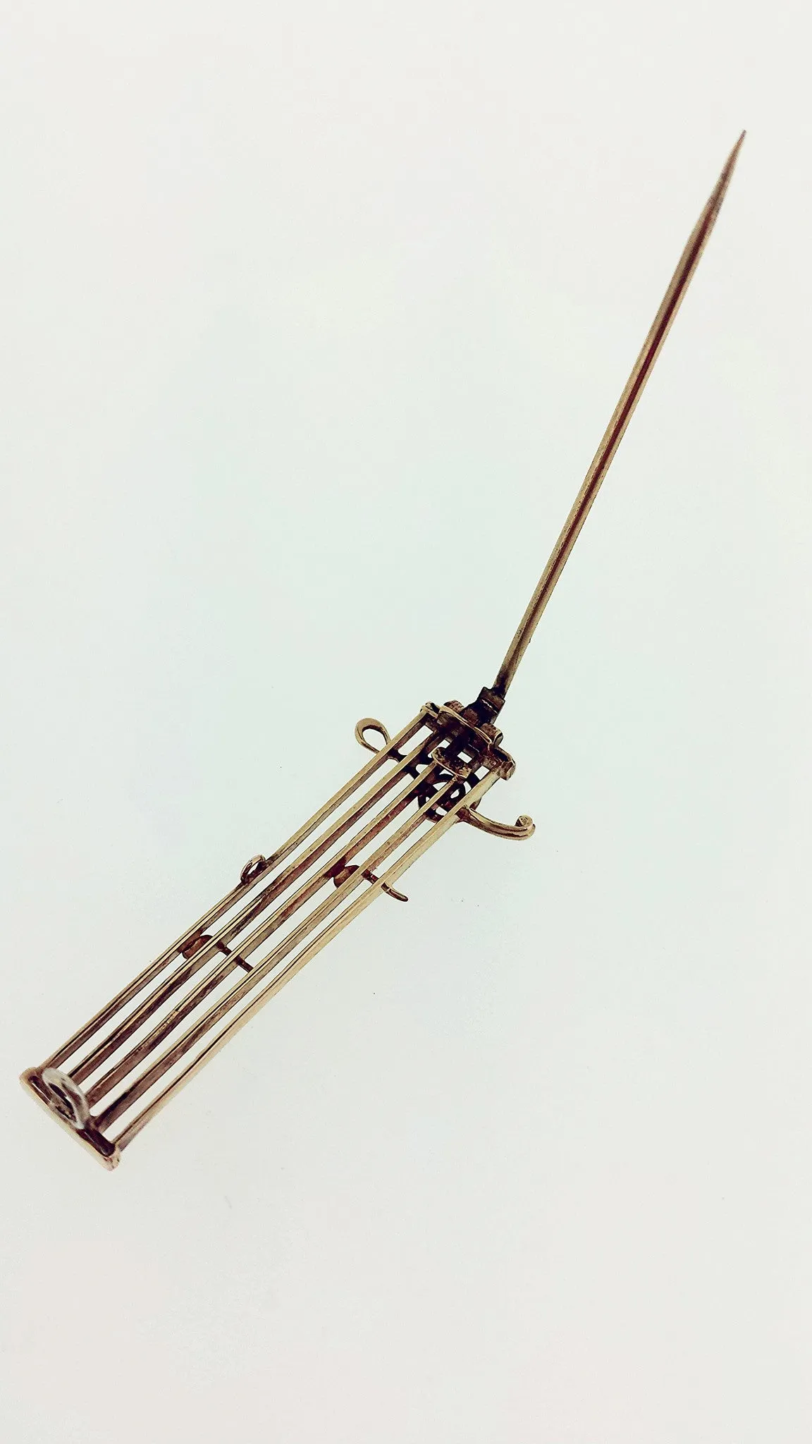 Gold Musical Stave Brooch