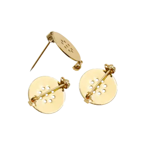Golden Badge Pins (10 pieces)