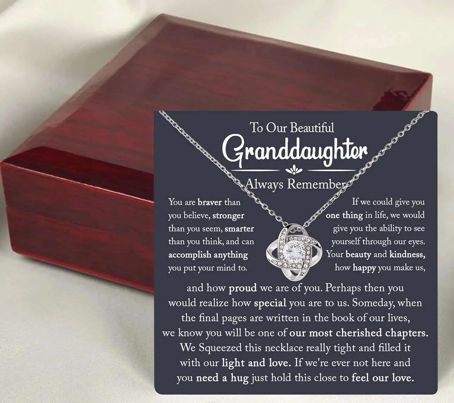 Granddaughter's Birthday Gift: Necklace From Grandma & Grandpa