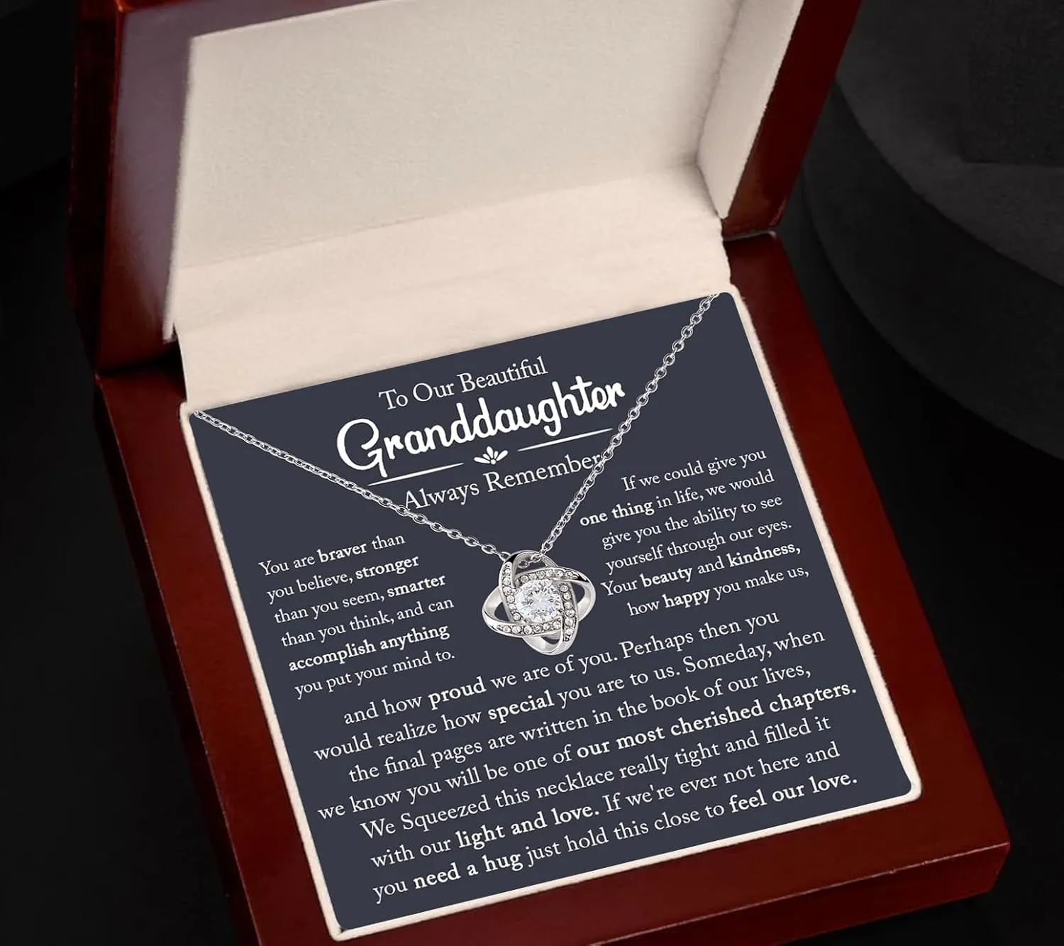 Granddaughter's Birthday Gift: Necklace From Grandma & Grandpa