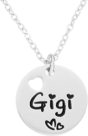 HUTIMY Gigi Jewelry for Women Grandma Grandmother Birthday Gift for Gigi Necklace