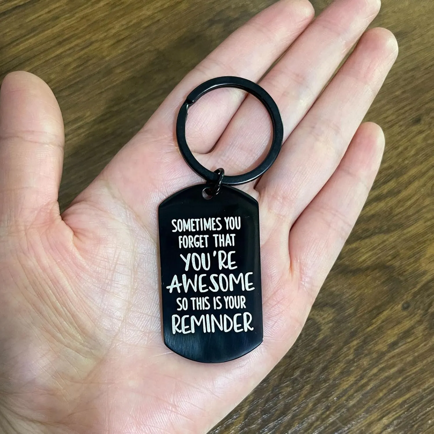 Inspirational Keychain Motivational Gifts, Sometimes You Forget Youre Awesome,So This Is Your Reminder Gift Key Chain